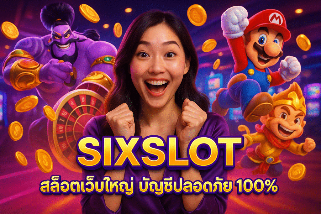 SIXSLOT สล็อตเว็บใหญ่ บัญชีปลอดภัย 100%