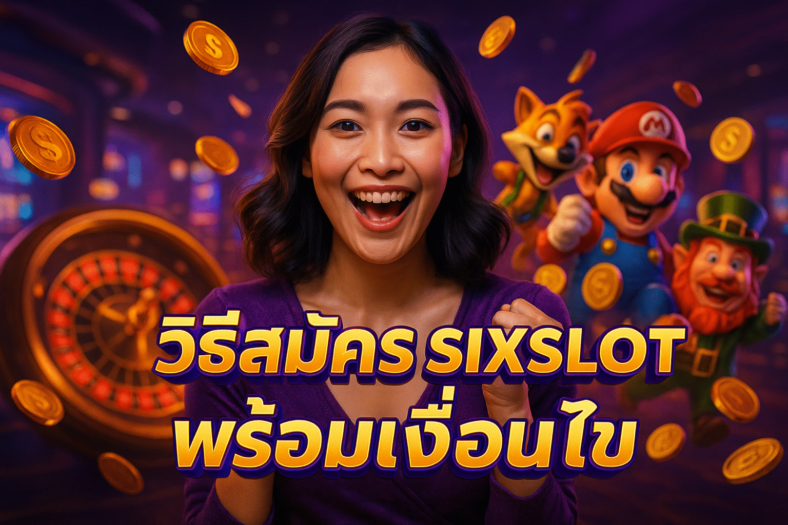 วิธีสมัคร SIXSLOT พร้อมเงื่อนไข