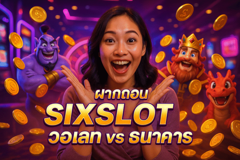 ฝากถอน SIXSLOT วอเลท vs ธนาคาร