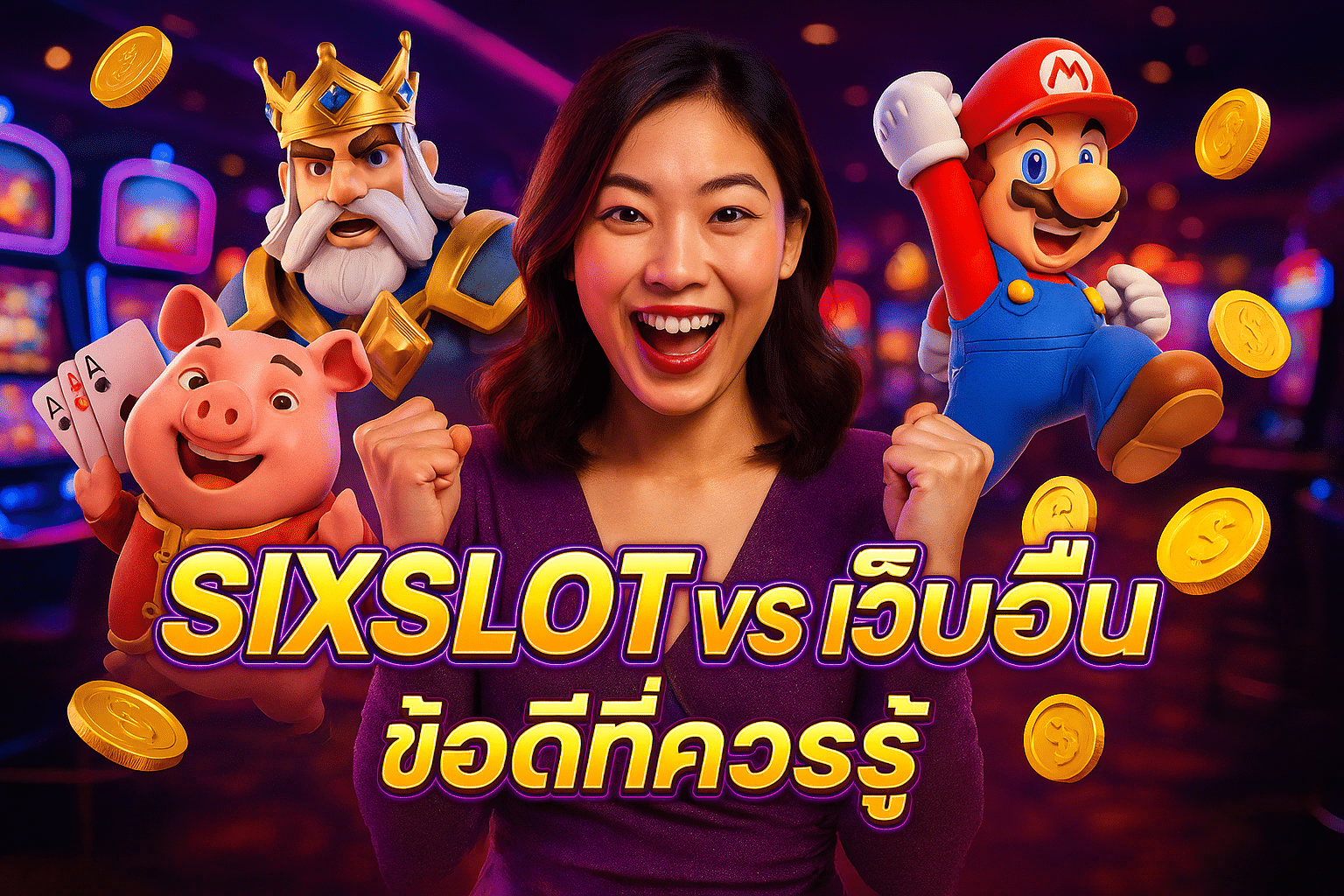 SIXSLOT vs เว็บอื่น ข้อดีที่ควรรู้