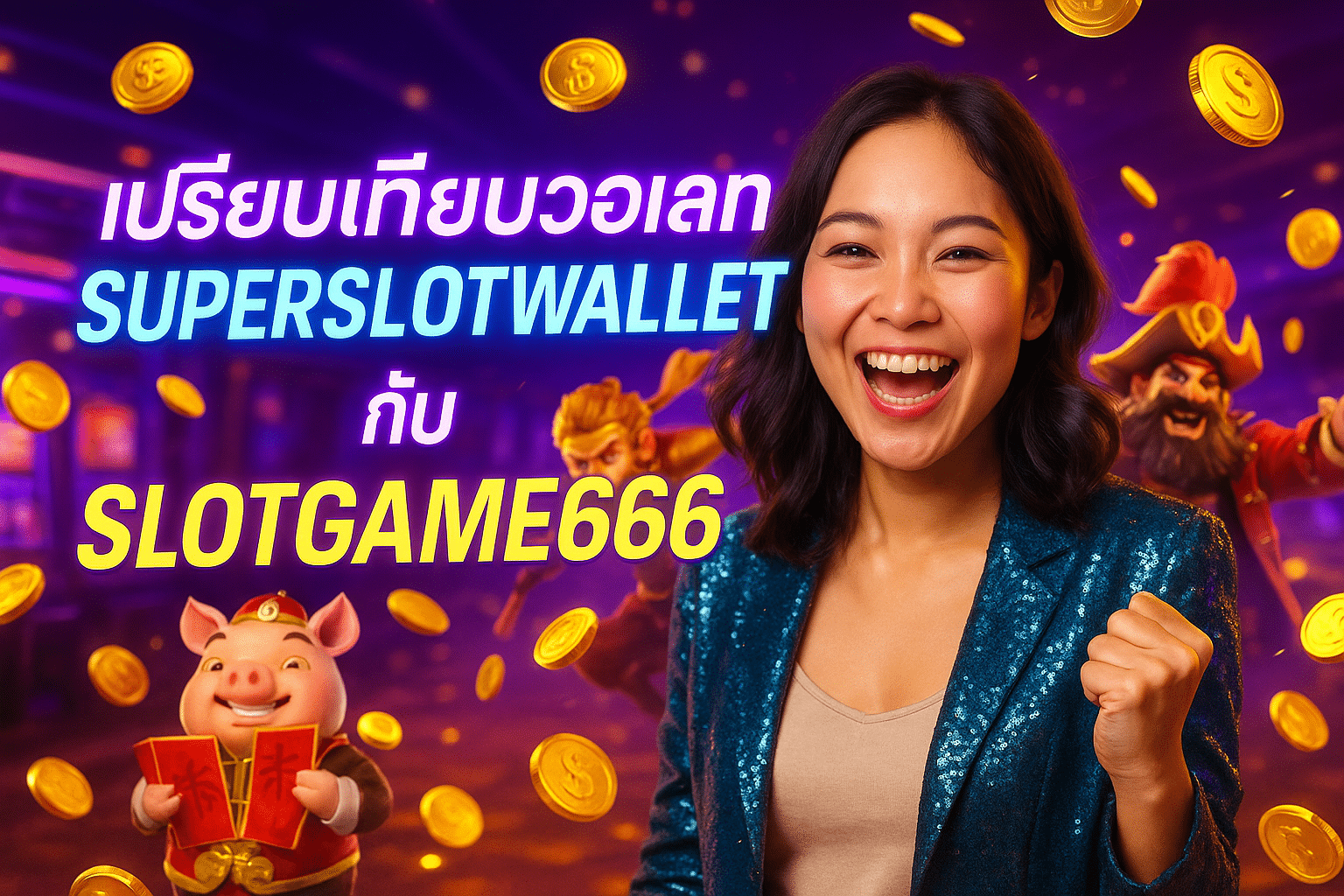เปรียบเทียบวอเลท SUPERSLOTWALLET กับ SLOTGAME666