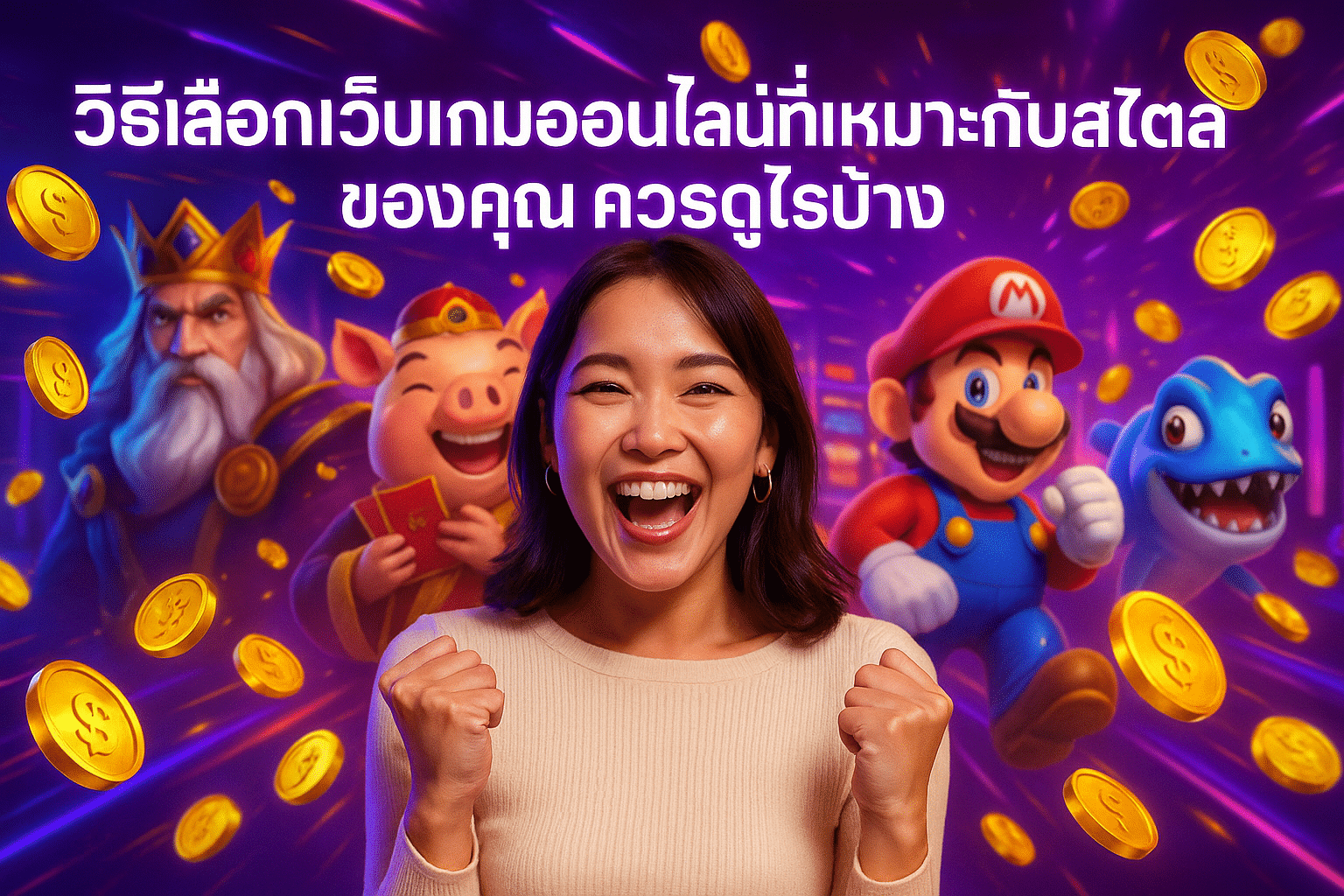 วิธีเลือกเว็บเกมออนไลน์ที่เหมาะกับสไตล์ของคุณ ควรดูอะไรบ้าง